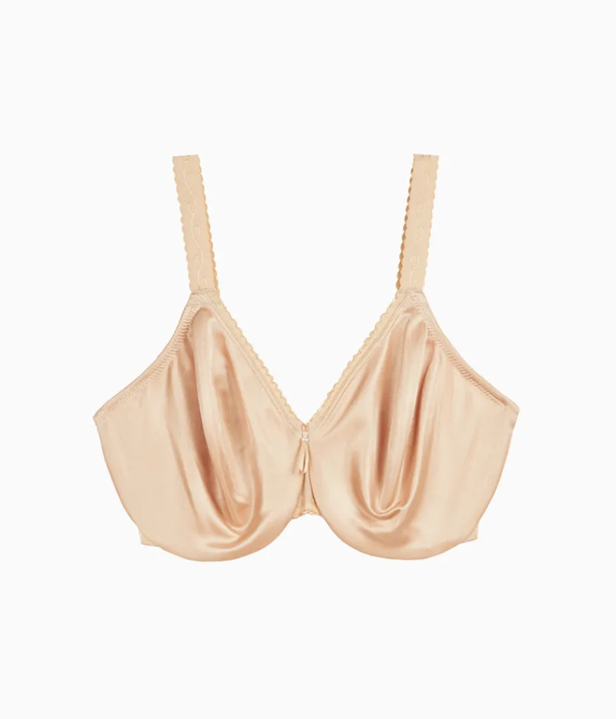 Wacoal Full Figure|Unlined * Simple Shaping Minimizer Bra Sand