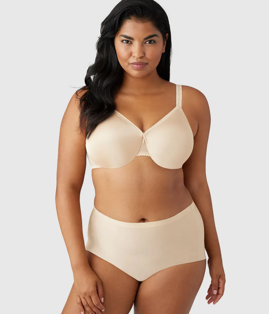Wacoal Full Figure|Unlined * Simple Shaping Minimizer Bra Sand