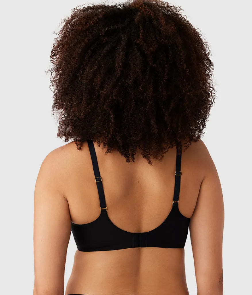 Wacoal Full Figure|Racerback/Convertible * Simply Done T-Shirt Bra Black