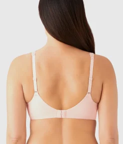 Wacoal Seamless|Lace * Softly Styled Wire Free T-Shirt Bra Rose Dust