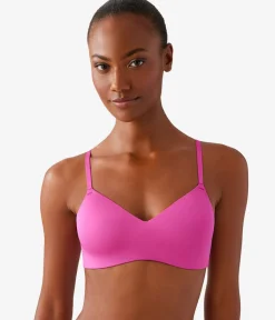 Wacoal Seamless|Wireless * Spotlight Wire Free T-Shirt Bra Fuchsia Red