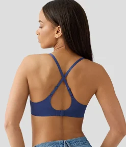 Wacoal Racerback/Convertible|Seamless * Spotlight Wire Free T-Shirt Bra Crown Blue