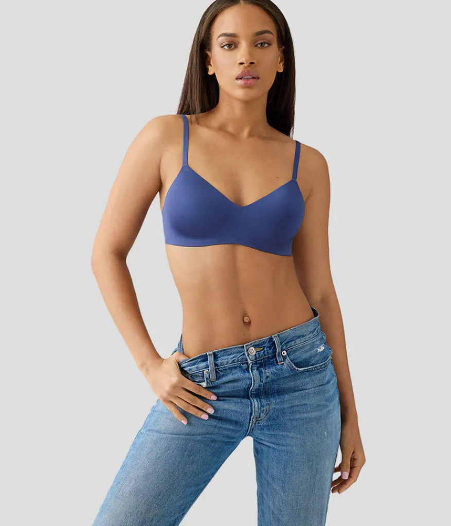 Wacoal Racerback/Convertible|Seamless * Spotlight Wire Free T-Shirt Bra Crown Blue