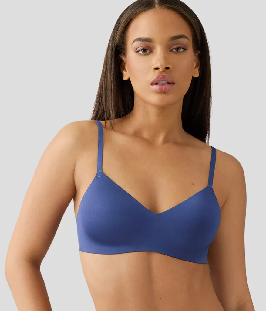 Wacoal Racerback/Convertible|Seamless * Spotlight Wire Free T-Shirt Bra Crown Blue
