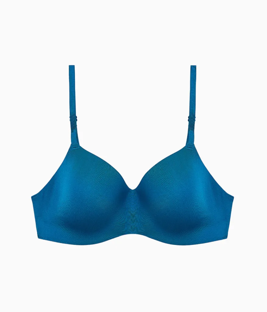 Wacoal Seamless|Wireless * Spotlight Wire Free T-Shirt Bra Moroccan Blue