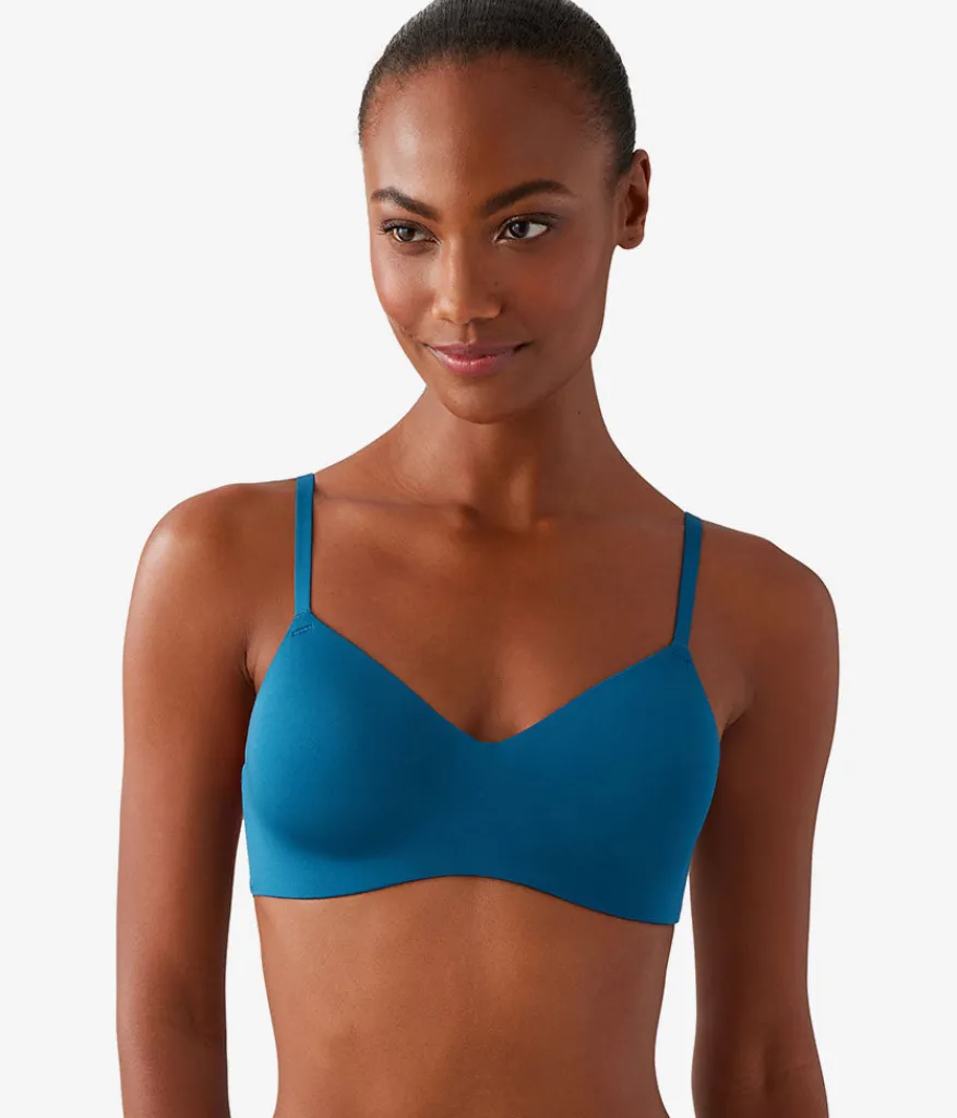 Wacoal Seamless|Wireless * Spotlight Wire Free T-Shirt Bra Moroccan Blue