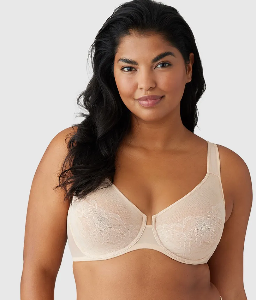 Wacoal Full Figure|Seamless * Stark Beauty Underwire Bra Sand