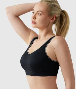 Wacoal Unlined|Sport * Sydney Sport Underwire Bra Black