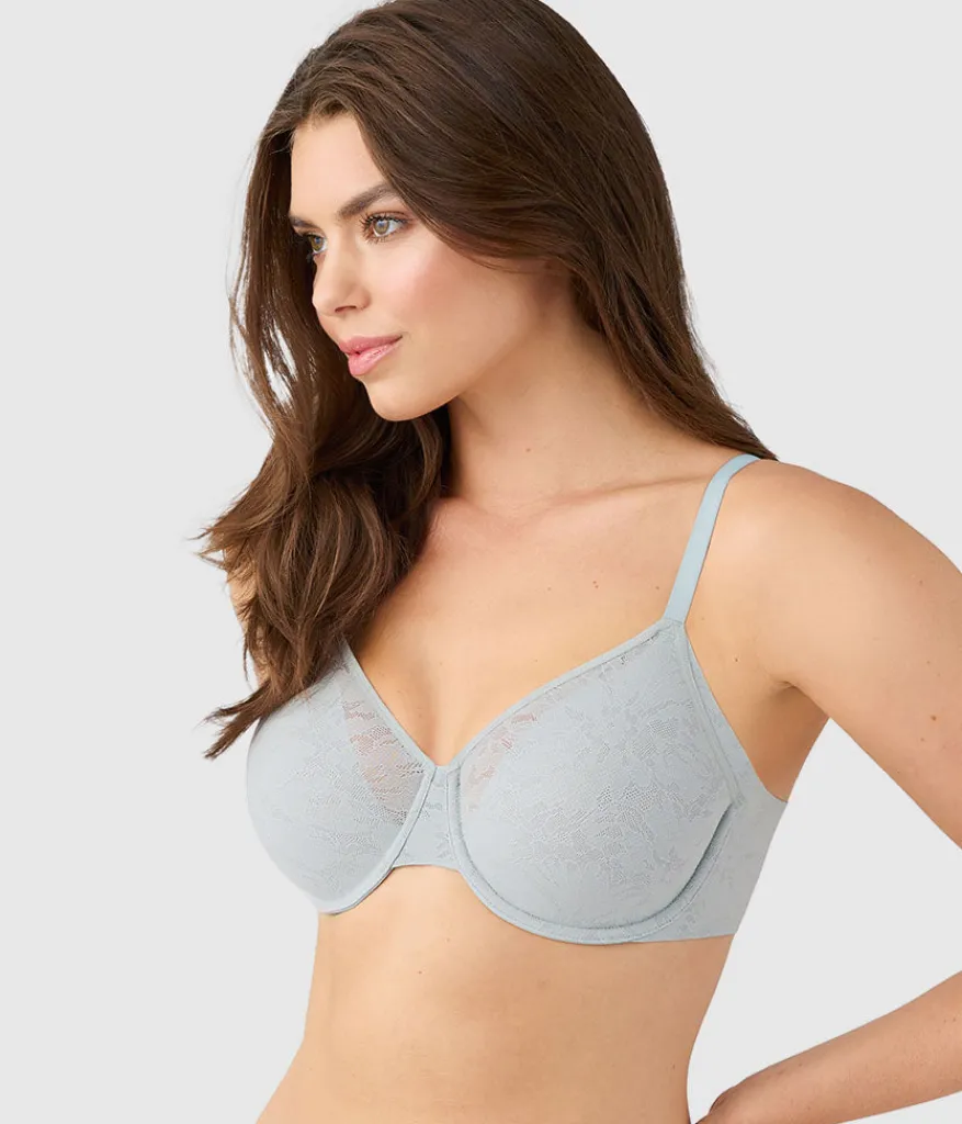 Wacoal Full Figure|Unlined * Taking Sides Underwire Bra Belgian Block