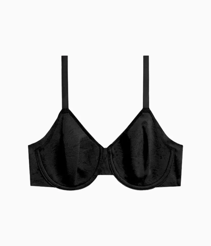 Wacoal Full Figure|Unlined * Taking Sides Underwire Bra Black
