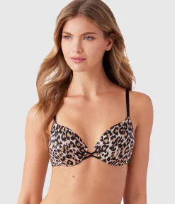 Wacoal Seamless|Underwire * Undercover Plunge T-Shirt Bra Leopard