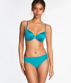 Wacoal Seamless|Underwire * Undercover Plunge T-Shirt Bra Deep Lake