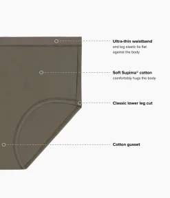Wacoal Brief * Undertated Cotton Brief Bungee Cord