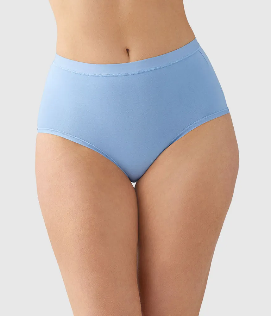 Wacoal Brief * Undertated Cotton Brief Bel Air Blue
