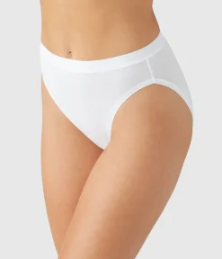 Wacoal Hi-Cut * Undertated Cotton Hi-Cut White