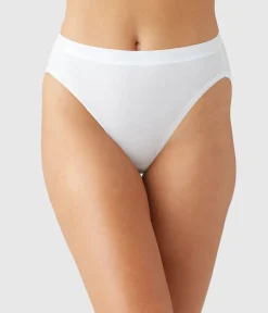 Wacoal Hi-Cut * Undertated Cotton Hi-Cut White