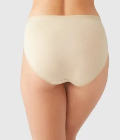 Wacoal Hi-Cut * Undertated Cotton Hi-Cut Sand