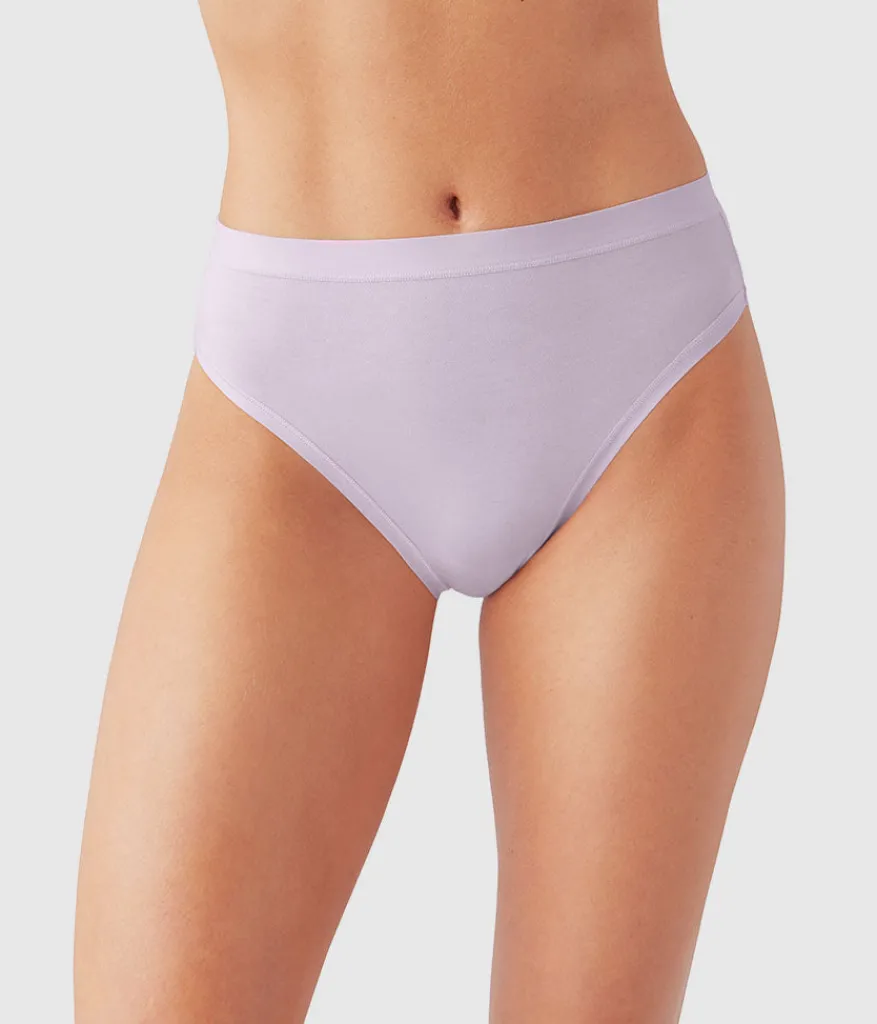 Wacoal Hi-Cut * Undertated Cotton Hi-Cut Orchid Hush