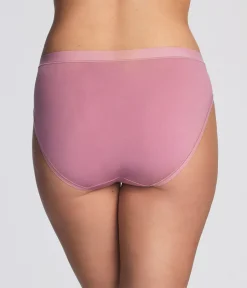 Wacoal Hi-Cut * Undertated Cotton Hi-Cut Lilas