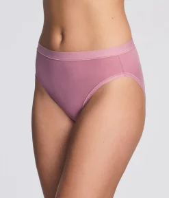 Wacoal Hi-Cut * Undertated Cotton Hi-Cut Lilas