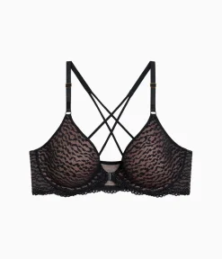 Wacoal Racerback/Convertible|Lace * Untamed Front Close T-Shirt Bra Night
