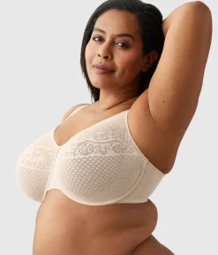 Wacoal Full Figure|Unlined * Visual Effects Minimizer Bra Sand