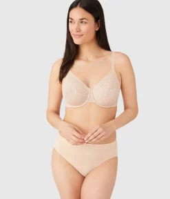 Wacoal Full Figure|Unlined * Visual Effects Minimizer Bra Sand
