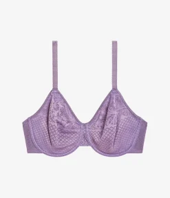 Wacoal Full Figure|Unlined * Visual Effects Minimizer Bra Italian Grape