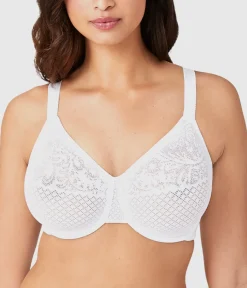 Wacoal Full Figure|Unlined * Visual Effects Minimizer Bra White
