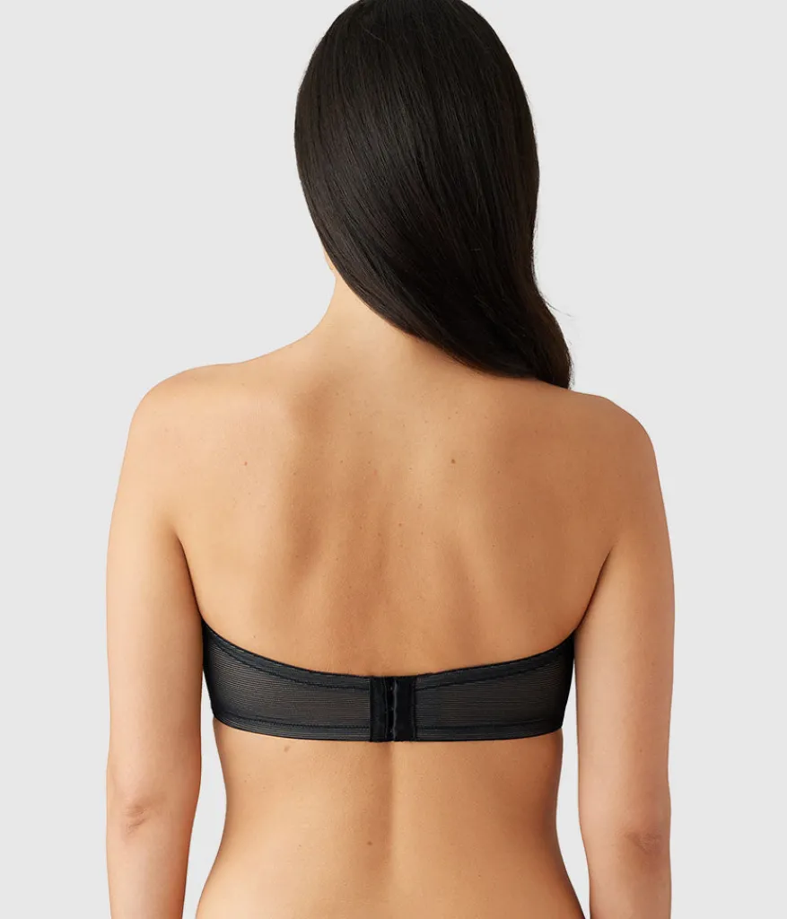 Wacoal Full Figure|Unlined * Visual Effects Strapless Minimizer Bra Black