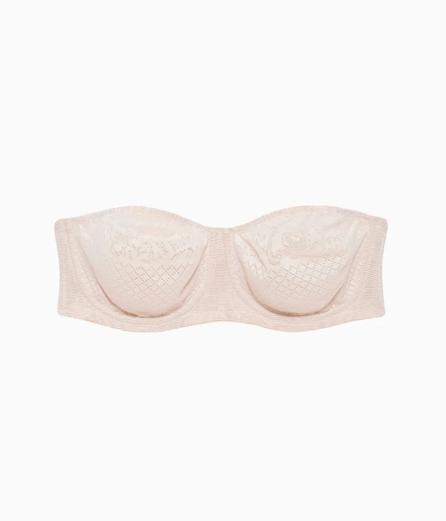 Wacoal Full Figure|Unlined * Visual Effects Strapless Minimizer Bra Sand