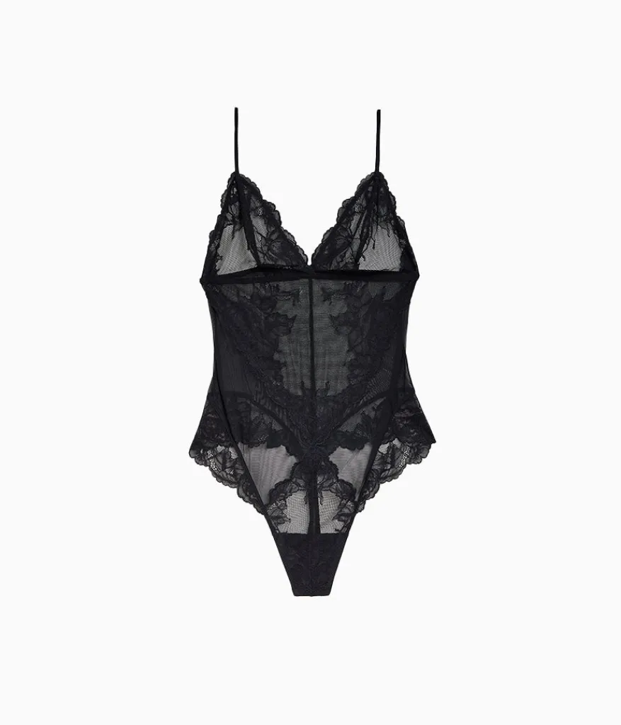Wacoal Chemises & Bodysuits * Vivid Attraction Bodyuit Black