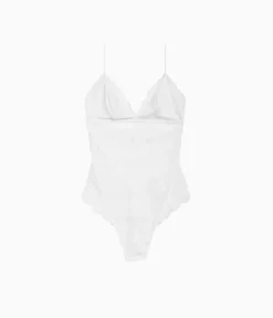 Wacoal Chemises & Bodysuits * Vivid Attraction Bodyuit White