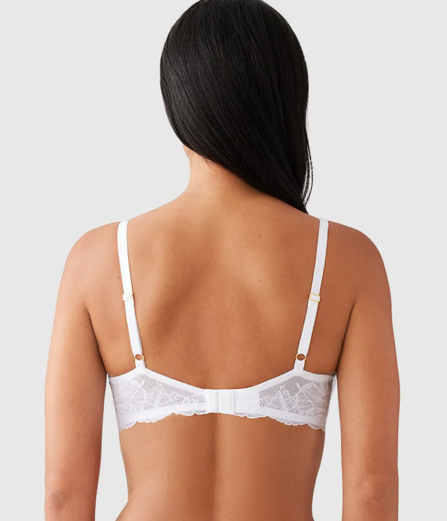 Wacoal Unlined|Lace * Vivid Attraction Underwire Bra White